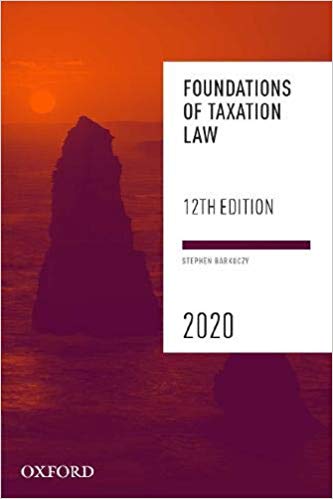 Foundations of Taxation Law 2020 - Orginal Pdf